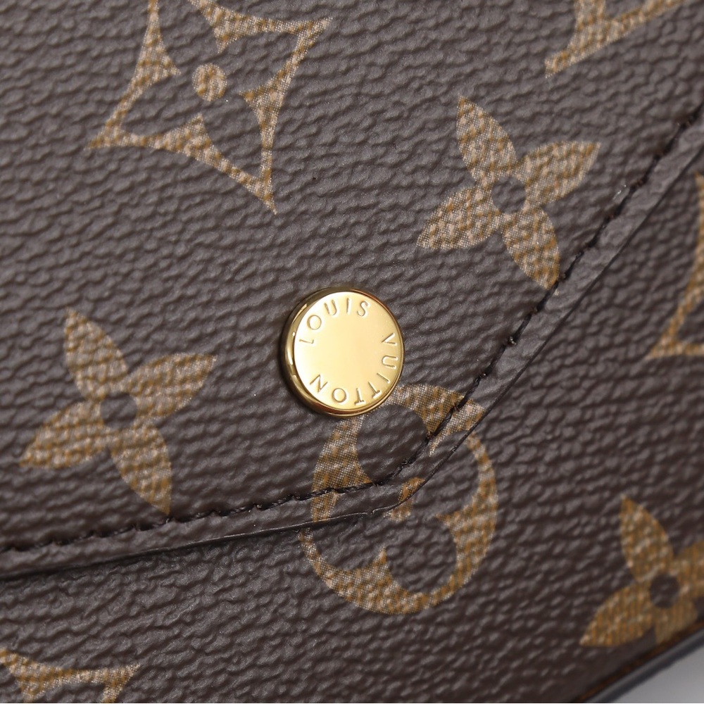 Louis Vuitton Pochette Felicie Monogram Fuchsia Lining - Picture 6 of 9